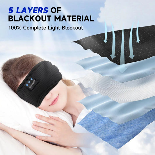 Bluetooth Sleep Headphones Eye Mask